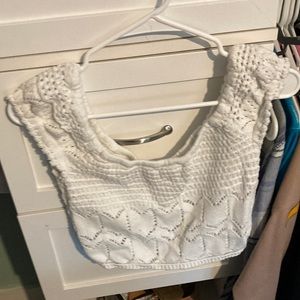 white lace aeropostale shirt